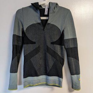 Adidas Stella McCartney seamless half-zip hoodie top S (fits like XS)